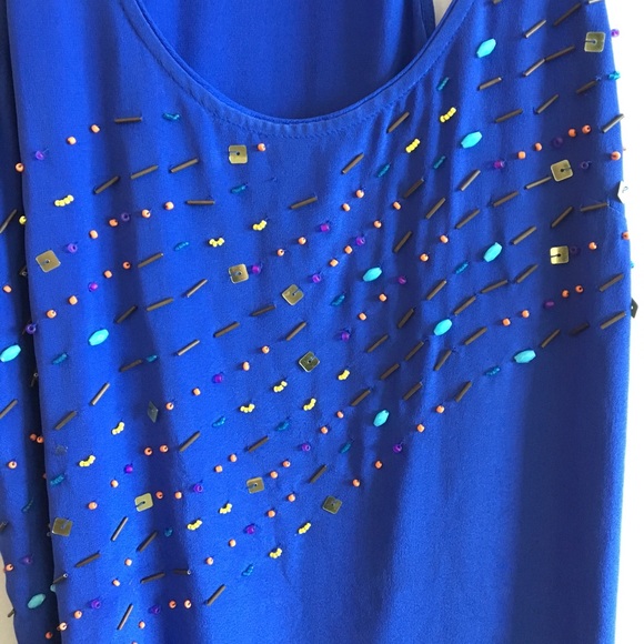 Fei Anthropology blue needed tank - Picture 2 of 3